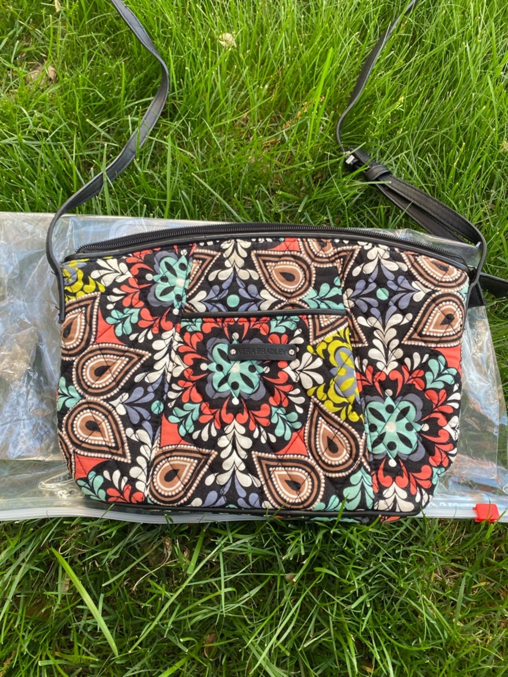 Vera Bradley Quilted Crossbody Bag in Sierra print